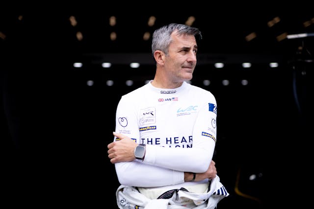 Portrait du conducteur Ian James
