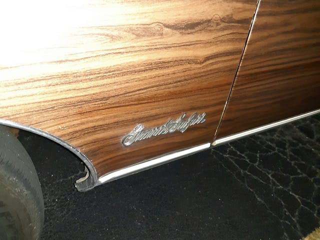 Pontiac Grand Safari en bois 1976