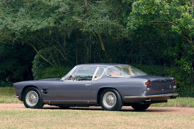 1962 Maserati 5000gt Frua Aga Khan arrière 3/4