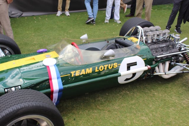 1967 Lotus 49 Jim Clark Front 3/4 Partial Amelia Concours