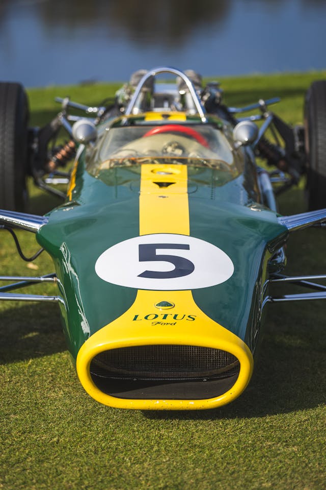 2025 Amelia Concours de Sport Best in Show Lotus 49 Front Zoom