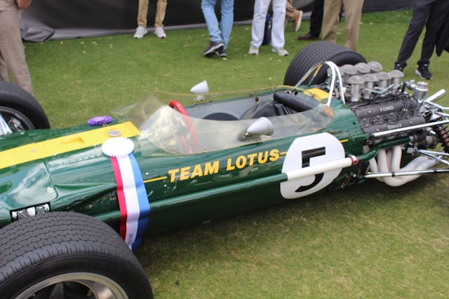 1967 Lotus 49 Jim Clark Front 3/4 Partial Amelia Concours