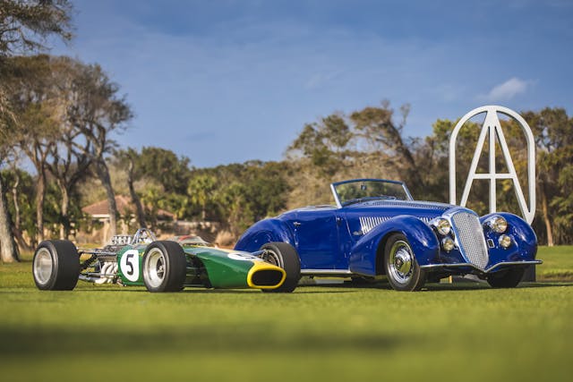 2025 Amelia Concours de Sport Best in Show Lotus 49 Alfa 8c
