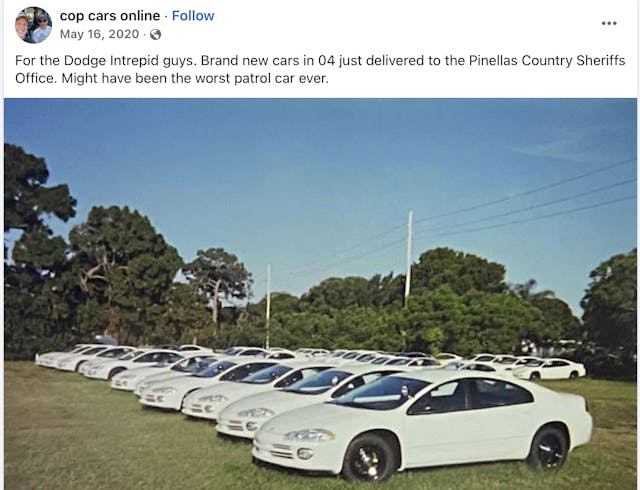 Dodge Intrepid Pursuit Cop Car