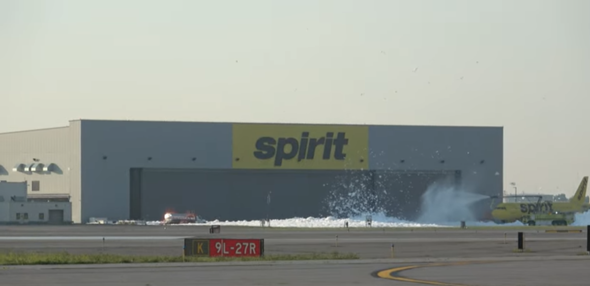 Fiasco en mousse Spirit Airlines