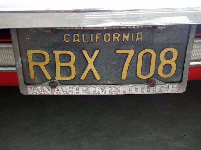 Anaheim dodge plaque