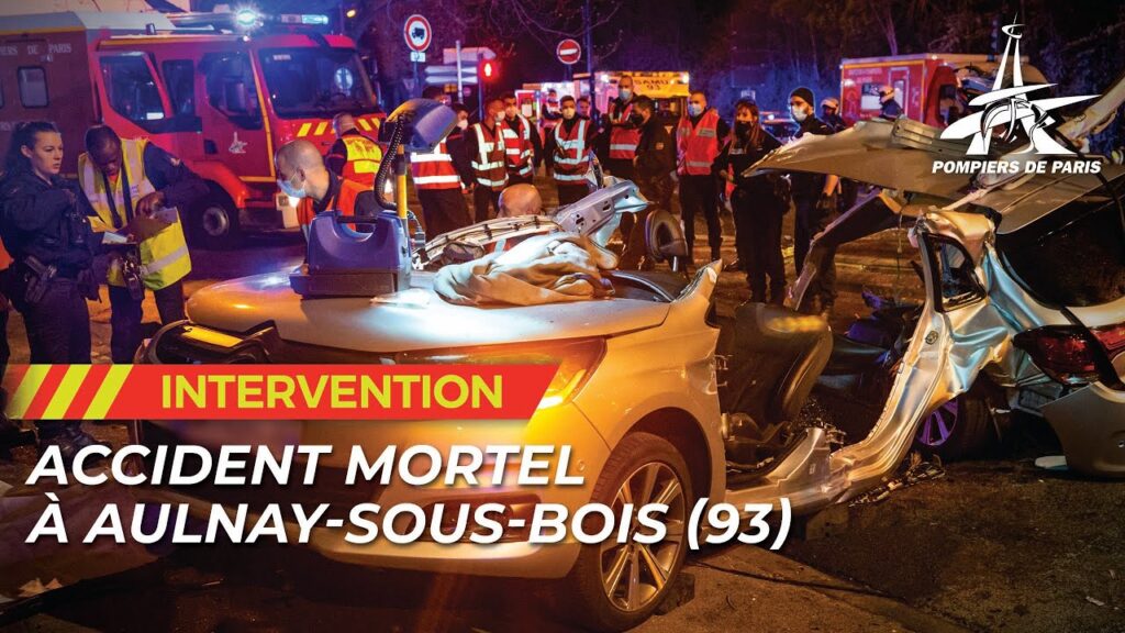 ACCIDENT GRAVE DE LA CIRCULATION À AULNAY-SOUS-BOIS