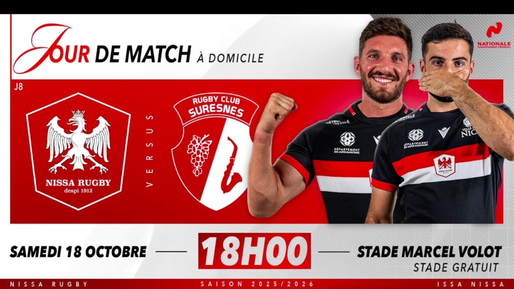 Nissa Rugby vs Suresnes J8