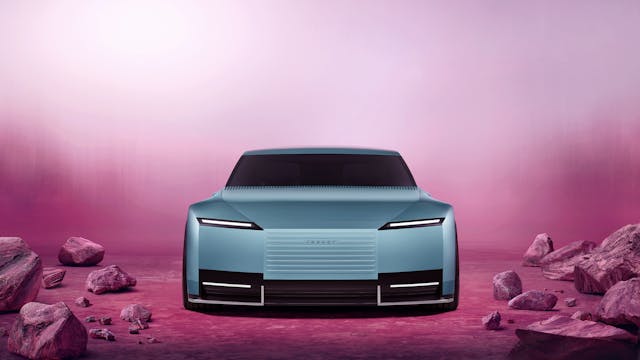jaguar concept 2024 avant bleu