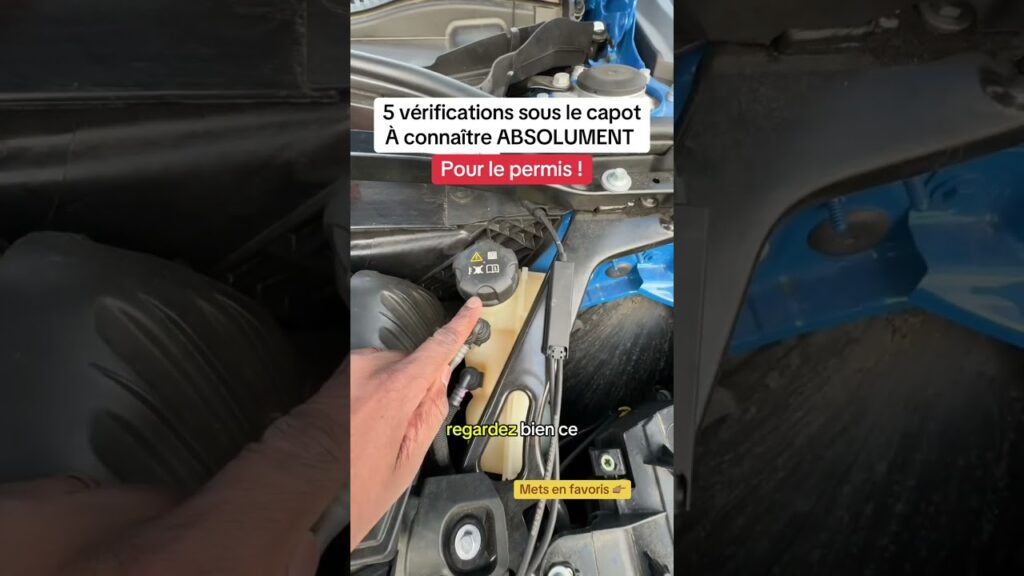 Les vérifications au permis de conduire sous le capot | auto école Évry Village