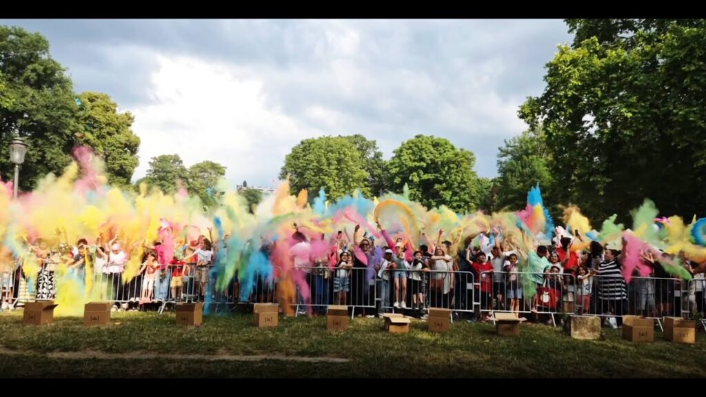 Final coloré de la Fête de la ville