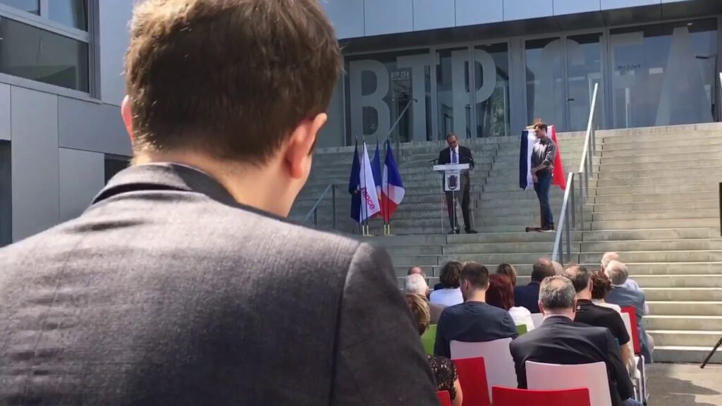 Inauguration de BTP CFA RUEIL-MALMAISON