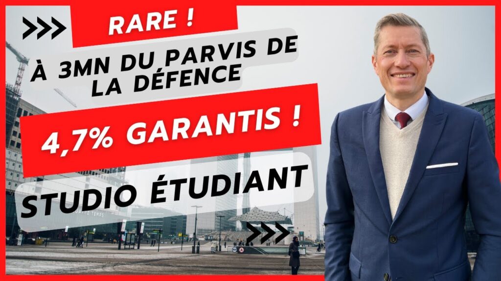 Immobilier Locatif : RARE et RENTABLE ! Studio étudiant À 3 mn Du Parvis de la Défence - Paris