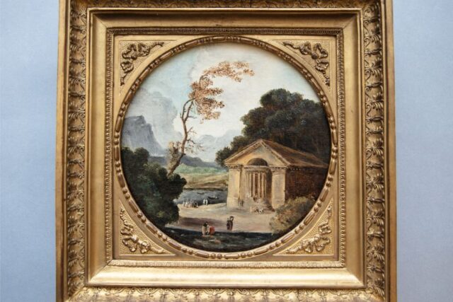 La laiterie 
de Méréville a été peinte en 1800. (© A. Bardochan, Archives départementales CD91)