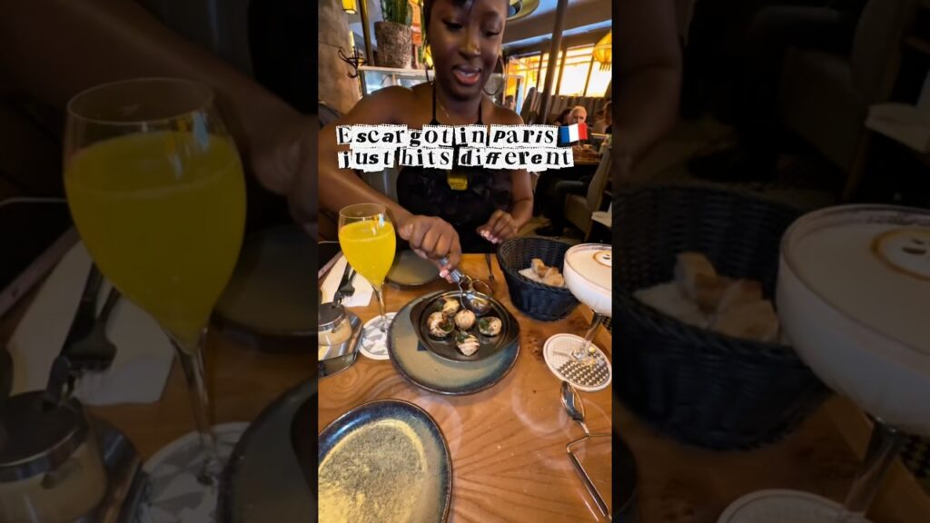 ESCARGOT IN PARIS JUST HITS DIFFERENT 🇫🇷