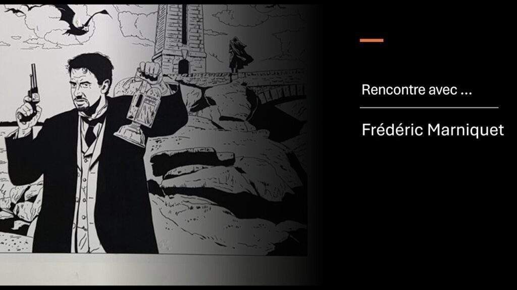 Rencontre avec Frédéric Marniquet auteur de #bandesdessinées - #sherlockholmes #interview #9eart