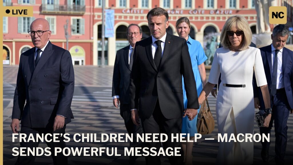 🔴LIVE: Macron Delivers Powerful Message on Children’s Mental Health During Paris Visit | AC1W