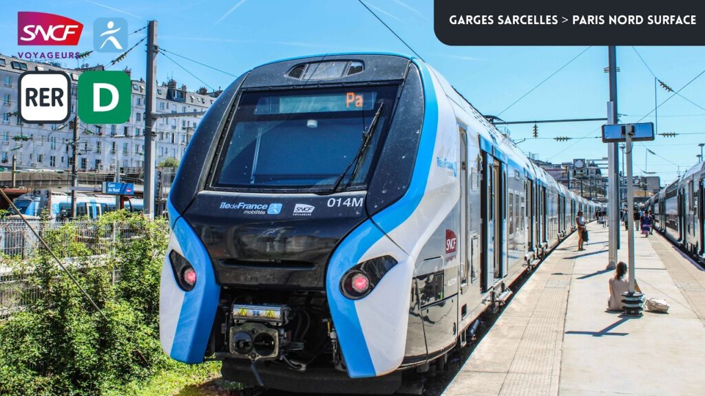 RER D - Z58500 (RER NG) : Garges Sarcelles → Paris Nord Surface