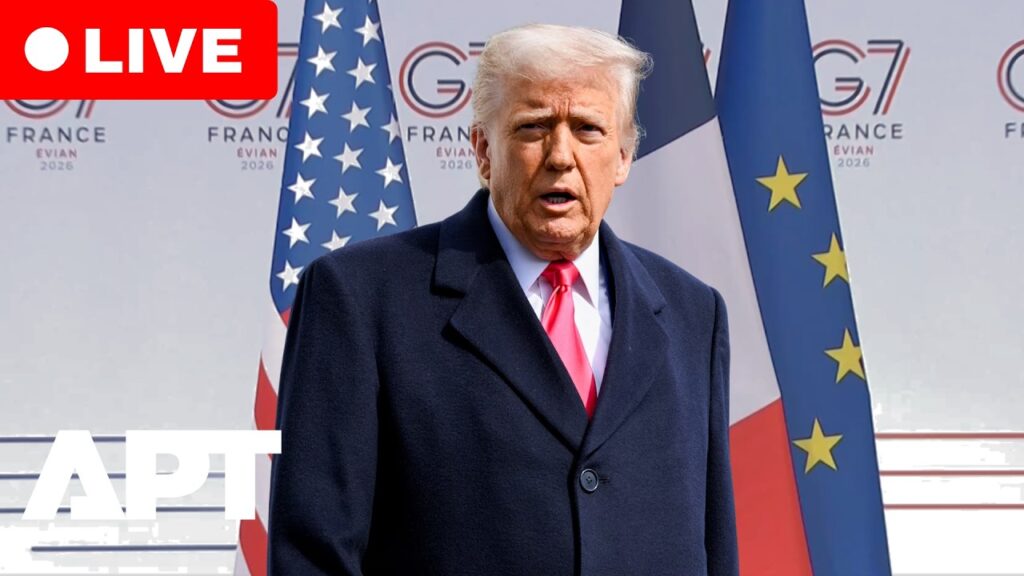 LIVE: Trump Holds Press Conference Before Meeting Macron in Versailles Following G7 Summit | APT