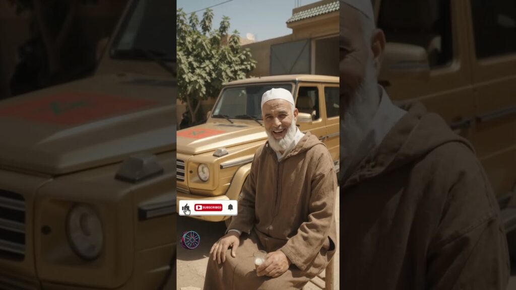 هاد الشيخ المغربي بنى مرسيدس من الخشب .. النهاية كسرت الإنترنت 😭🇲🇦" #automobile